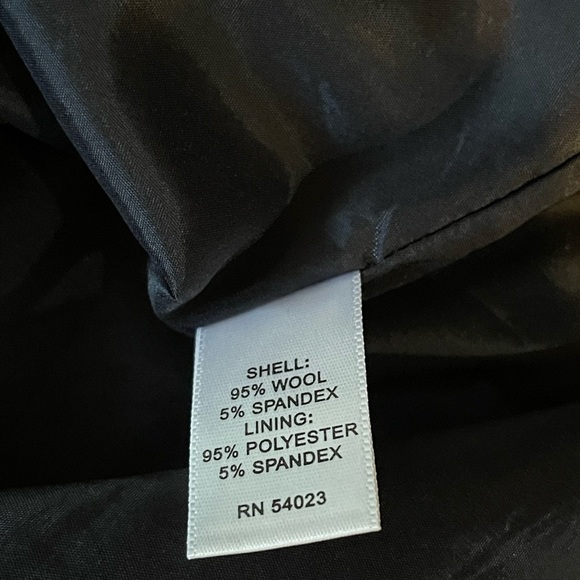 🔥💙Banana Republic deep navy stretch all season wool dress size 6 + belt. CUTE! - Picture 8 of 9